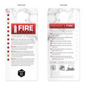 Fire Safety Hang Tag Door Tag